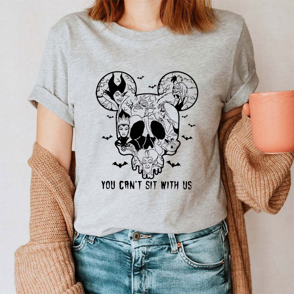 You Cant Sit With Us Cool Design Shirt For Disney Lover
